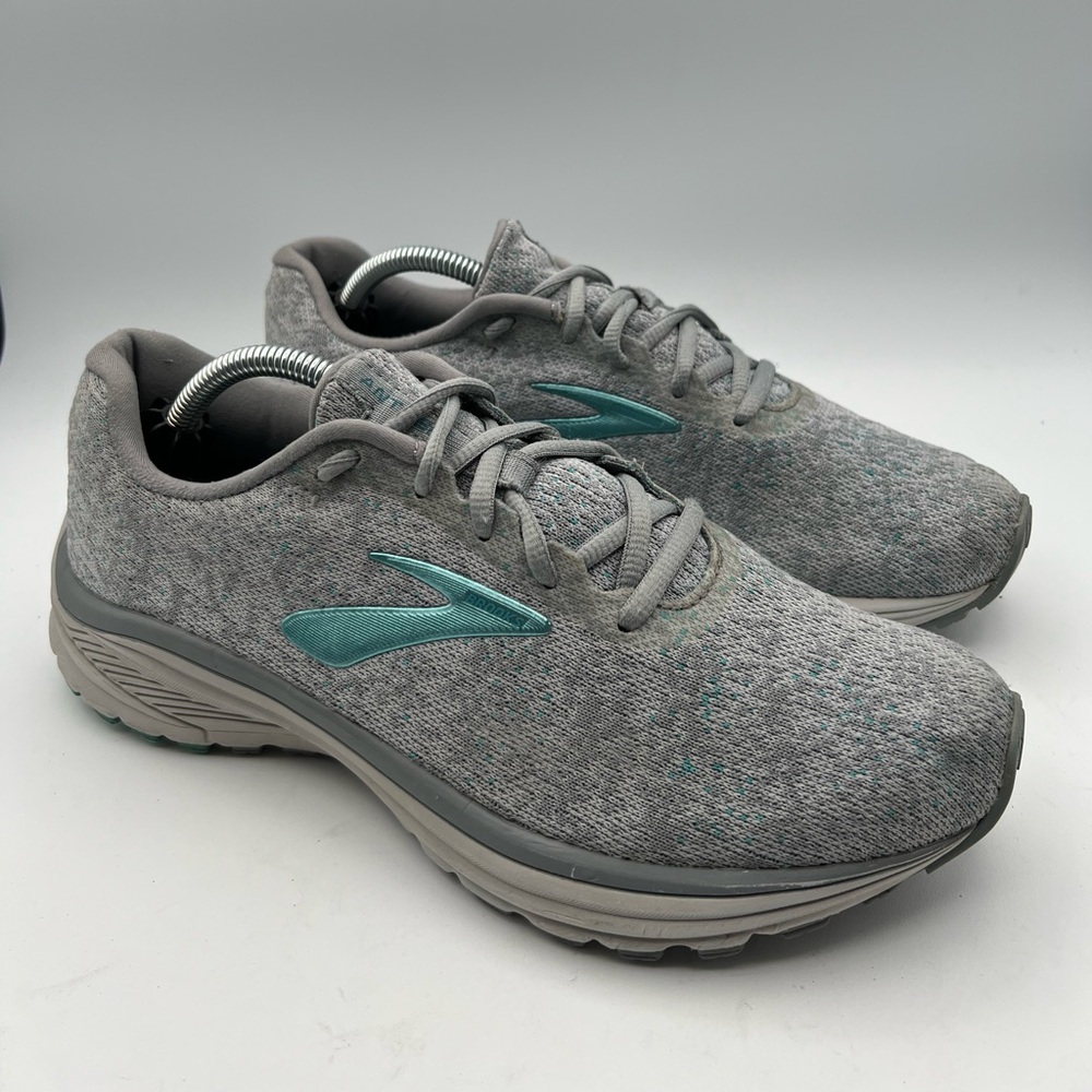 Brooks Anthem 2 Womens Size 8 Running Shoes Grey/Teal
